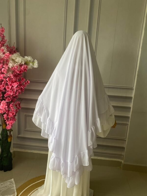 Liyana Classic Chiffon Khimar for White